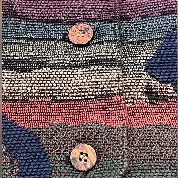 Sharon Young vintage Southwest cowboy on horseback Vest - Picture 9 of 15